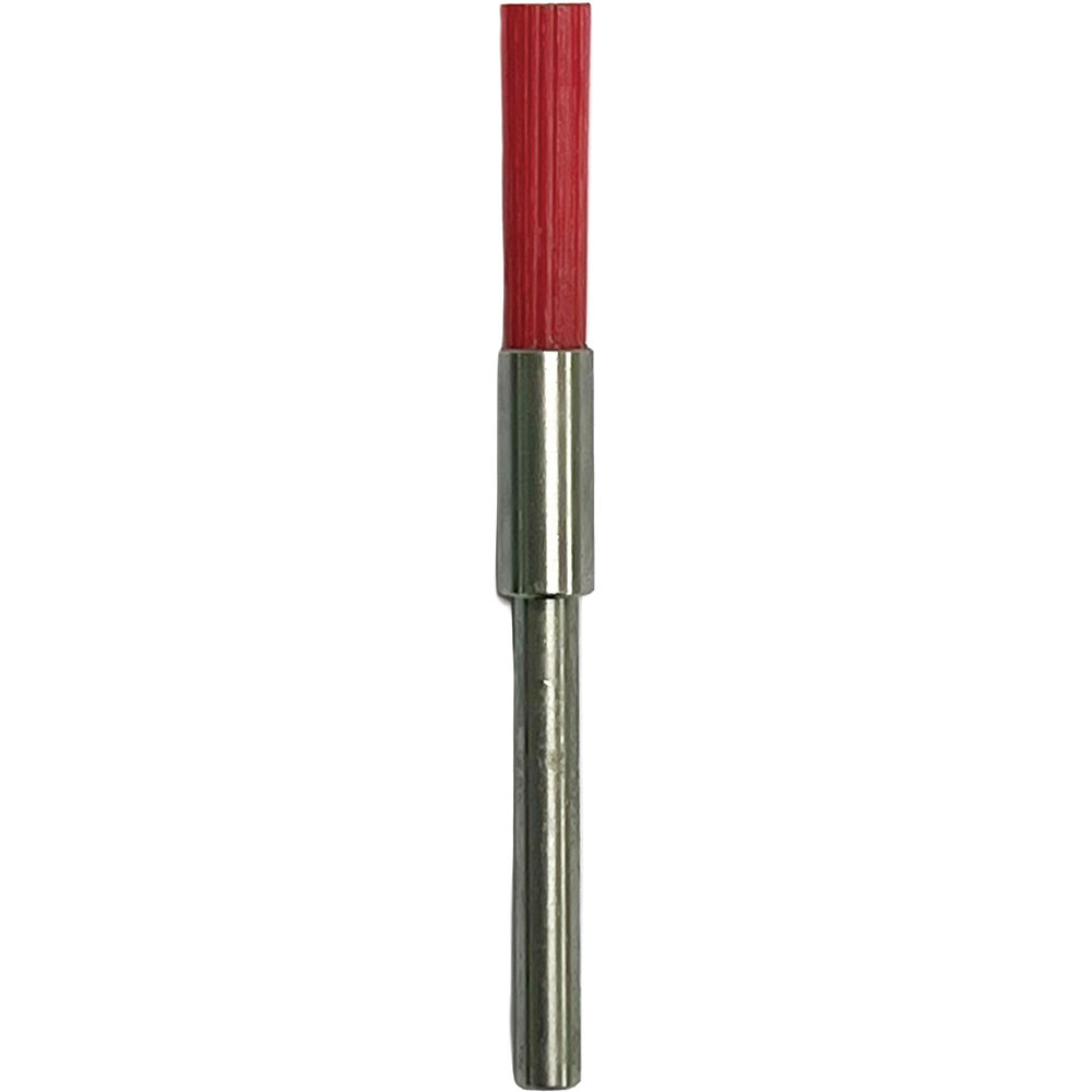精密セラミックファイバーブラシ　エンド（赤）　５．０ｘ５０ｘ６　全長１２０Ｌ