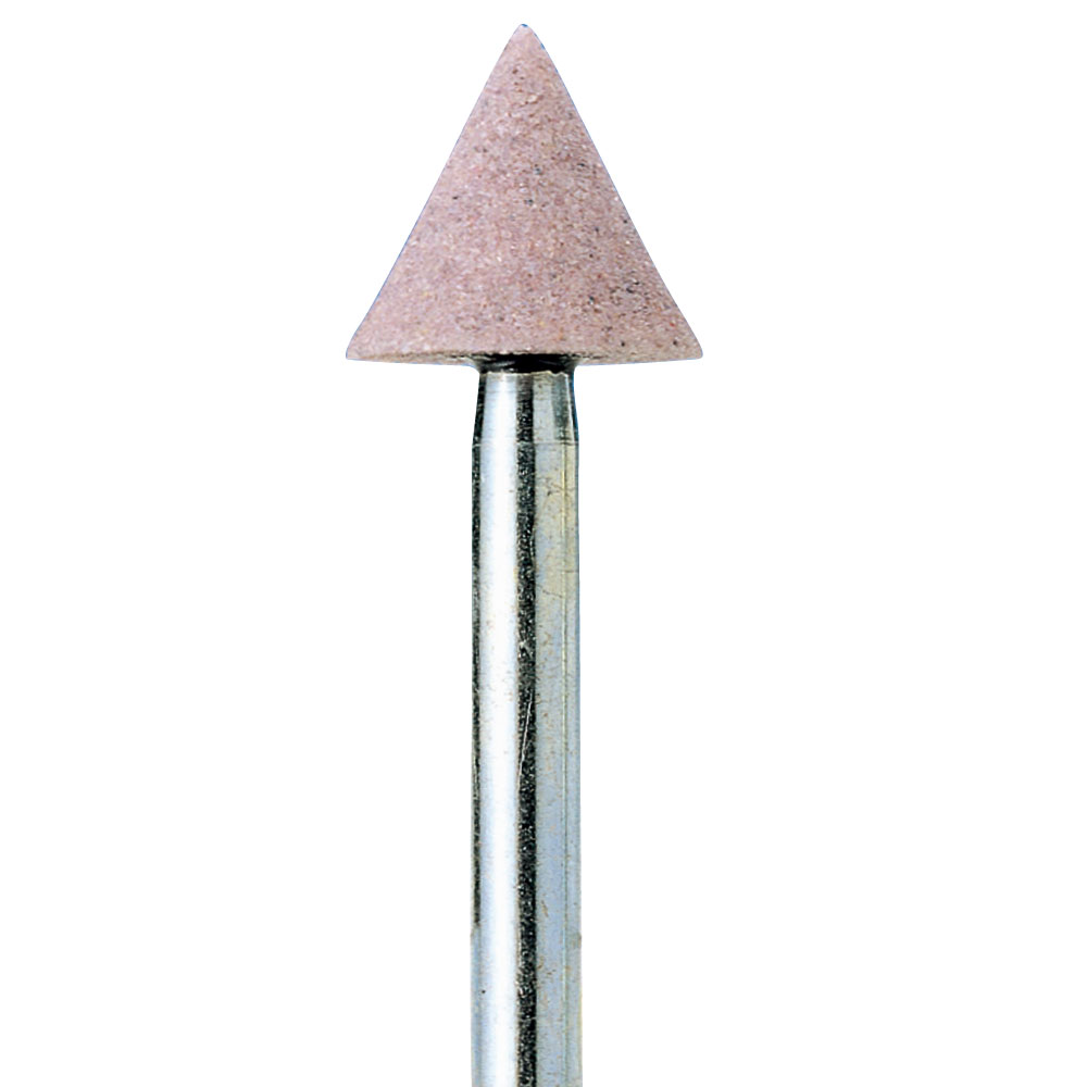 P1316P-ビトリファイド軸付砥石 ＰＡ(ピンク) 三角 １３ｘ１６ｘ３